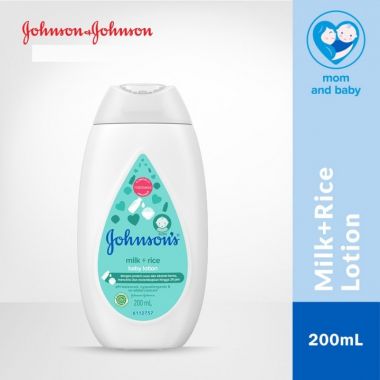 Sữa Dưỡng Thể Chiết Xuất Sữa Và Gạo Johnson's Milk And Rice Baby Lotion 200ml (Xanh)