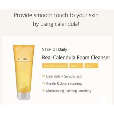 Sữa rửa mặt April skin Real Calendula Foam Cleanser 200ml