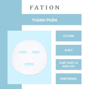 Mặt Nạ Phục Hồi Cấp Ẩm Fation Easy Soluderm Mask 25g Hỗ Trợ Làn Da Hư Tổn Và Giảm Thâm Đỏ, Dưỡng Ẩm Da