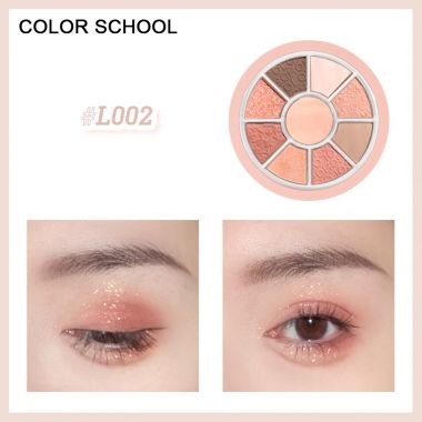Bảng Phấn Mắt Color School Vitality Pocket Eyeshadow Palette 9 Màu