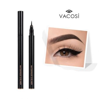 Bút kẻ mắt nước không trôi Vacosi Waterproof Pen Eyeliner 5ml