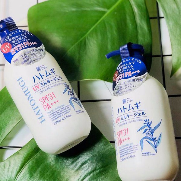 Sữa Dưỡng Thể Reihaku Hatomugi Care & Moisturizing Milky Gel 