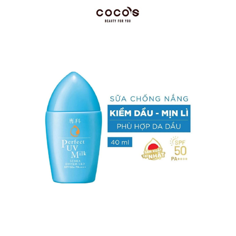 Kem Chống Nắng Senka Perfect UV Dạng Sữa 40ML & Gel 80ML & Essence 50G