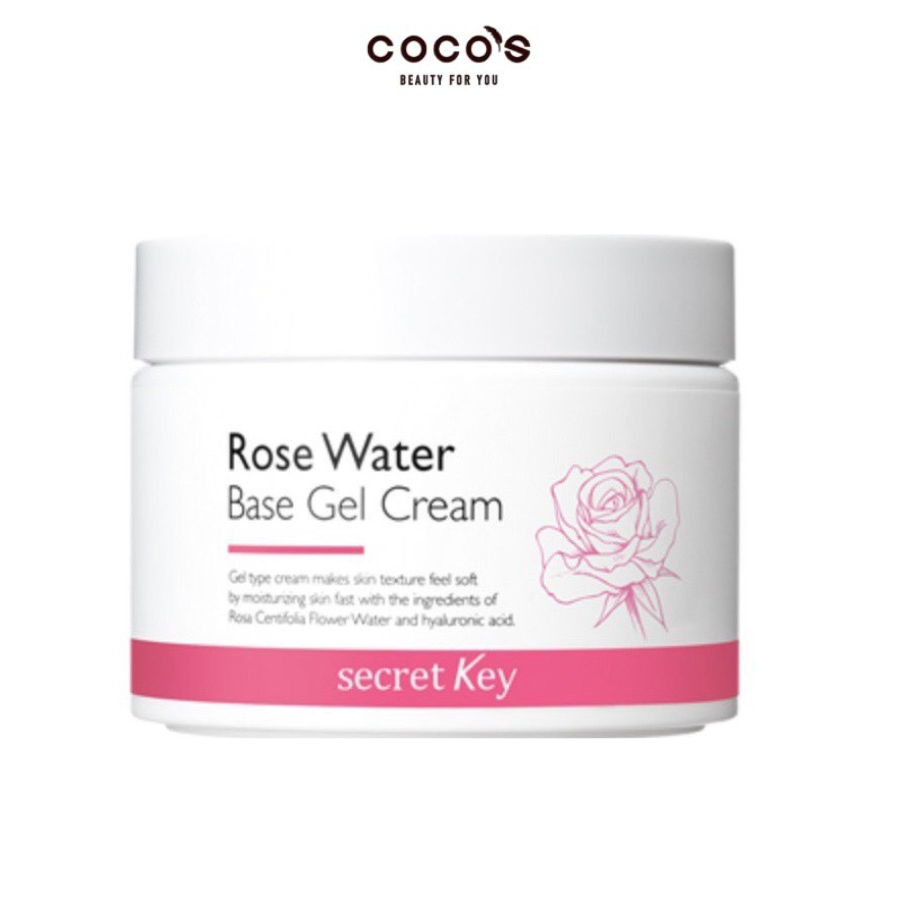 Kem Dưỡng Da Secret Key Rose Water Base Gel Cream (100g)