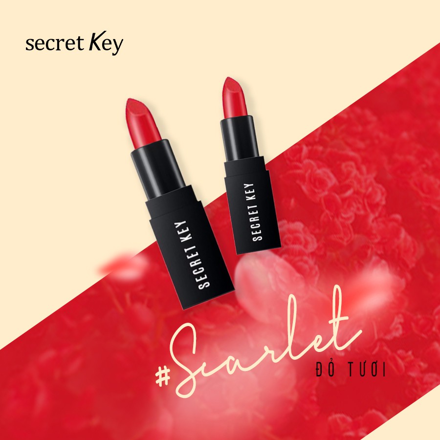 Son Lì Mềm Mượt Secret Key Fitting Forever Lipstick 